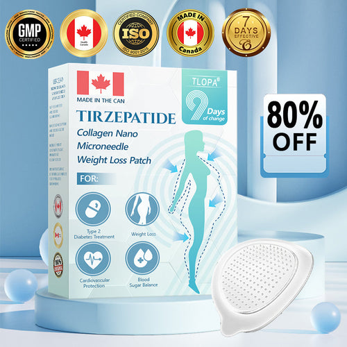【Last Day Promotion 60% OFF🌟】👑👑TLOPA® SMGT-GLP-1 𝐓𝐢𝐫𝐳𝐞𝐩𝐚𝐭𝐢𝐝𝐞 & 𝐂𝐨𝐥𝐥𝐚𝐠𝐞𝐧 𝐍𝐚𝐧𝐨 𝐌𝐢𝐜𝐫𝐨𝐧𝐞𝐞𝐝𝐥𝐞 𝐖𝐞𝐢𝐠𝐡𝐭 𝐋𝐨𝐬𝐬 𝐏𝐚𝐭𝐜𝐡丨Targets Obesity, Loose Skin, High Blood Pressure, Diabetes, Fatty Liver, Joint Pain, Brain Fog, Low Energy, Body Aches, and More