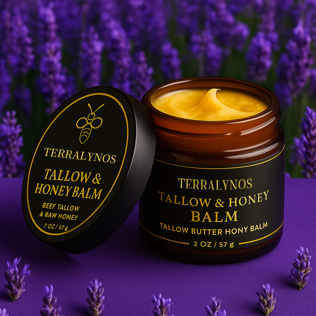 🔥 TERRALYNOS Official – Organic Beef Butter & Honey | Clears Acne, Hydrates, Anti-Aging, Brightens Skin