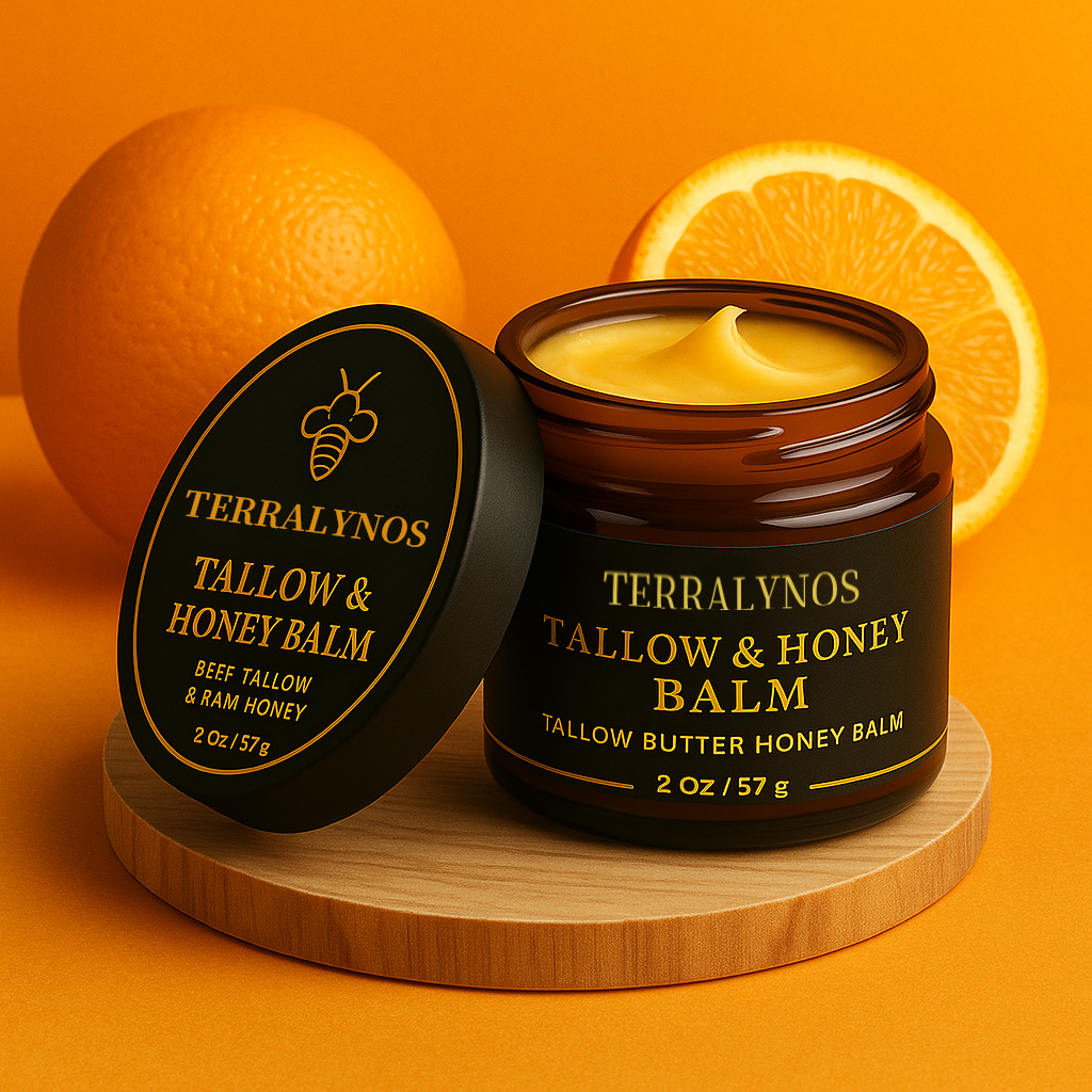 🔥 TERRALYNOS Official – Organic Beef Butter & Honey | Clears Acne, Hydrates, Anti-Aging, Brightens Skin