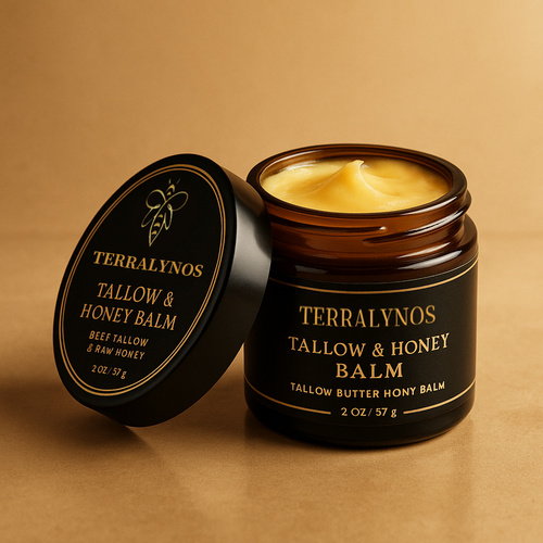 🔥 TERRALYNOS Official – Organic Beef Butter & Honey | Clears Acne, Hydrates, Anti-Aging, Brightens Skin