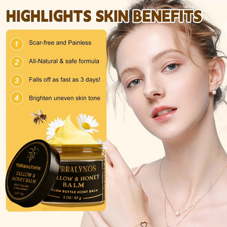 🔥 TERRALYNOS Official – Organic Beef Butter & Honey | Clears Acne, Hydrates, Anti-Aging, Brightens Skin