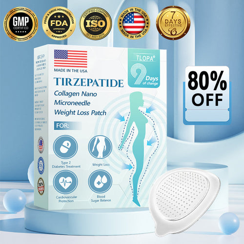【Last Day Promotion 60% OFF🌟】🥑🥑TLOPA® SMGT-GLP-1 𝐓𝐢𝐫𝐳𝐞𝐩𝐚𝐭𝐢𝐝𝐞 & 𝐂𝐨𝐥𝐥𝐚𝐠𝐞𝐧 𝐍𝐚𝐧𝐨 𝐌𝐢𝐜𝐫𝐨𝐧𝐞𝐞𝐝𝐥𝐞 𝐖𝐞𝐢𝐠𝐡𝐭 𝐋𝐨𝐬𝐬 𝐏𝐚𝐭𝐜𝐡丨Targets Obesity, Loose Skin, High Blood Pressure, Diabetes, Fatty Liver, Joint Pain, Brain Fog, Low Energy, Body Aches, and More