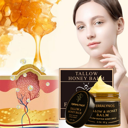 🔥 TERRALYNOS Official – Organic Beef Butter & Honey | Clears Acne, Hydrates, Anti-Aging, Brightens Skin