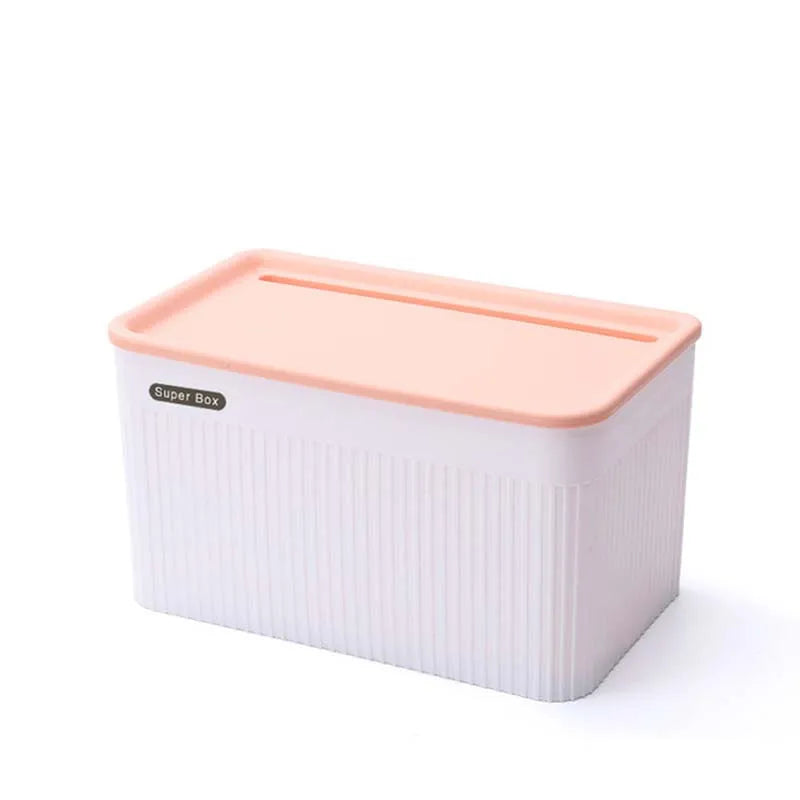 Wall-Mounted Waterproof Toilet Paper Holder with Storage Tray