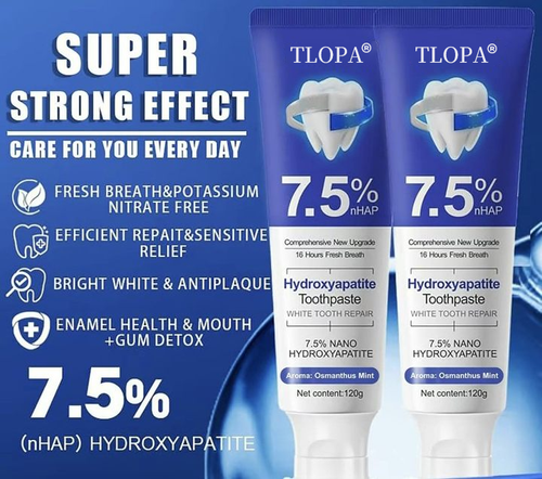 TLOPAยฎ (BDA recommended)Hydroxyapatite Toothpaste(๐ฆท๐๐ข๐ฆ๐ข๐ญ๐๐ ๐ญ๐ข๐ฆ๐ ๐๐ข๐ฌ๐๐จ๐ฎ๐ง๐ญ ๐๐๐ฌ๐ญ ๐๐ ๐ฆ๐ข๐ง๐ฎ๐ญ๐๐ฌ๐ฆท)๐ง
