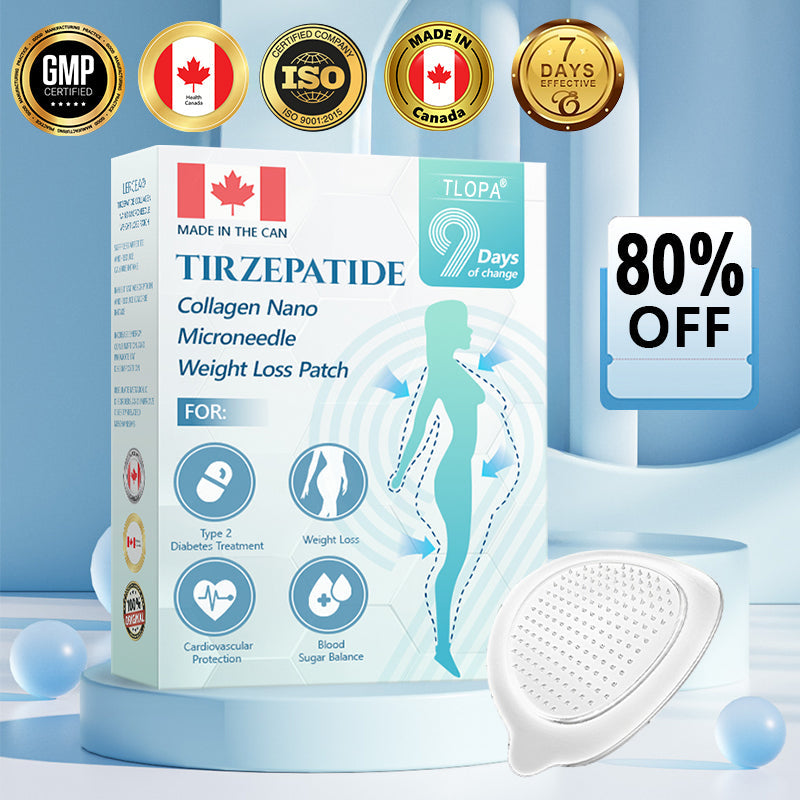 【Last Day Promotion 60% OFF🌟】👑👑TLOPA® SMGT-GLP-1 𝐓𝐢𝐫𝐳𝐞𝐩𝐚𝐭𝐢𝐝𝐞 & 𝐂𝐨𝐥𝐥𝐚𝐠𝐞𝐧 𝐍𝐚𝐧𝐨 𝐌𝐢𝐜𝐫𝐨𝐧𝐞𝐞𝐝𝐥𝐞 𝐖𝐞𝐢𝐠𝐡𝐭 𝐋𝐨𝐬𝐬 𝐏𝐚𝐭𝐜𝐡丨Targets Obesity, Loose Skin, High Blood Pressure, Diabetes, Fatty Liver, Joint Pain, Brain Fog, Low Energy, Body Aches, and More