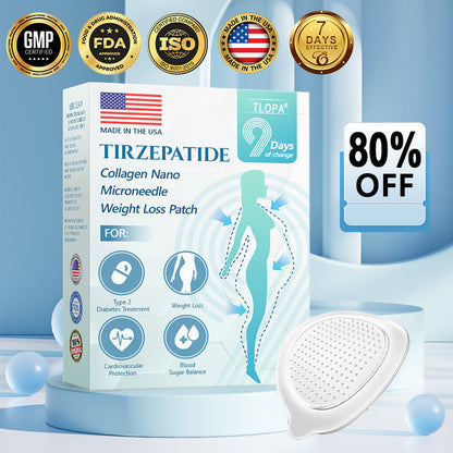 【Last Day Promotion 60% OFF🌟】🥑🥑TLOPA® SMGT-GLP-1 𝐓𝐢𝐫𝐳𝐞𝐩𝐚𝐭𝐢𝐝𝐞 & 𝐂𝐨𝐥𝐥𝐚𝐠𝐞𝐧 𝐍𝐚𝐧𝐨 𝐌𝐢𝐜𝐫𝐨𝐧𝐞𝐞𝐝𝐥𝐞 𝐖𝐞𝐢𝐠𝐡𝐭 𝐋𝐨𝐬𝐬 𝐏𝐚𝐭𝐜𝐡丨Targets Obesity, Loose Skin, High Blood Pressure, Diabetes, Fatty Liver, Joint Pain, Brain Fog, Low Energy, Body Aches, and More