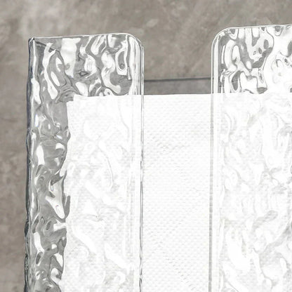 Glacier Style Wall-Mounted Tissue Box – Acrylic Paper Towel Holder